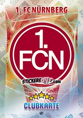 Sticker Clubkarte - German Fussball Bundesliga 2015-2016. Match Attax - Topps