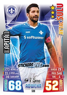 Figurina Aytaç Sulu - German Fussball Bundesliga 2015-2016. Match Attax - Topps