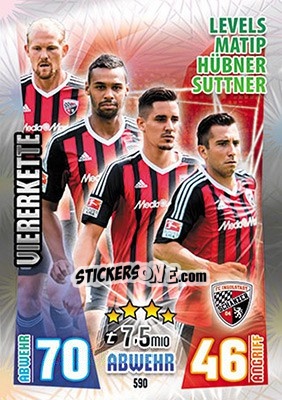 Sticker Levels, Matip, Hübner / Suttner