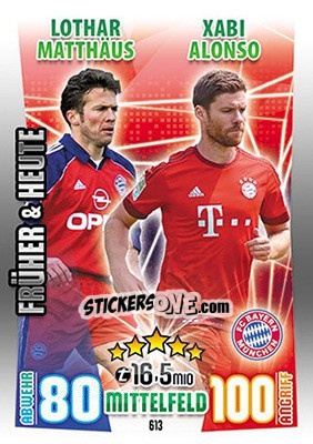 Sticker Lothar Matthäus / Xabi Alonso