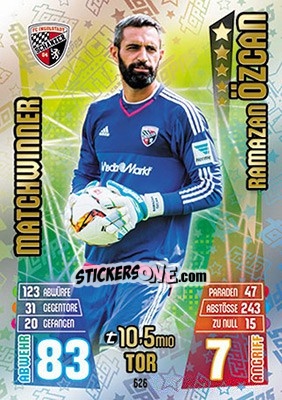 Sticker Ramazan Özcan - German Fussball Bundesliga 2015-2016. Match Attax - Topps