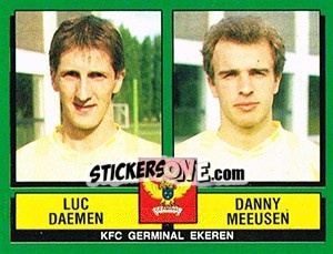 Cromo Luc Daemen / Danny Meeusen