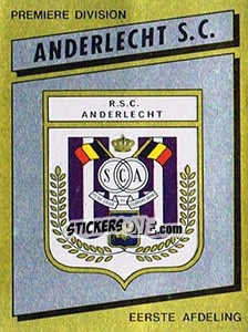 Sticker Armoiries Embleem - Football Belgium 1988-1989 - Panini