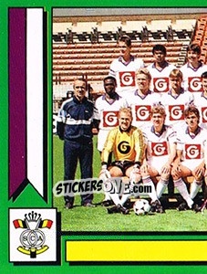 Figurina Equipe/Elftal - Football Belgium 1988-1989 n. 4 - Panini