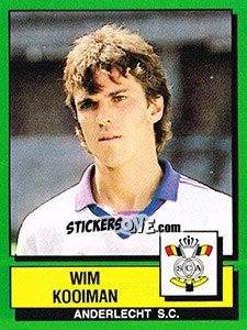 Sticker Wim Kooiman - Football Belgium 1988-1989 - Panini