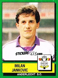 Figurina Milan Jankovic - Football Belgium 1988-1989 - Panini