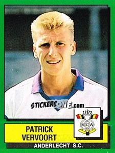 Sticker Patrick Vervoort - Football Belgium 1988-1989 n. 17 - Panini