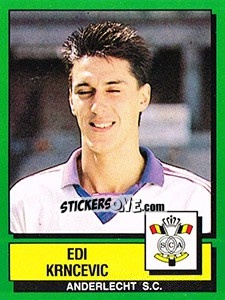 Sticker Edi Krncevic - Football Belgium 1988-1989 n. 18 - Panini