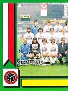 Figurina Equipe/Elftal - Football Belgium 1988-1989 - Panini