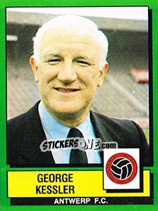 Figurina George Kessler - Football Belgium 1988-1989 - Panini