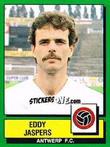 Figurina Eddy Jaspers - Football Belgium 1988-1989 - Panini