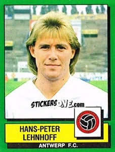 Figurina Hans-Peter Lehnhoff - Football Belgium 1988-1989 - Panini