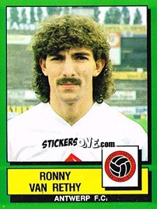 Sticker Ronny Van Rethy - Football Belgium 1988-1989 - Panini