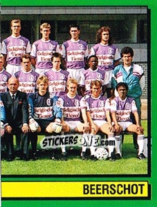 Sticker Equipe/Elftal - Football Belgium 1988-1989 - Panini