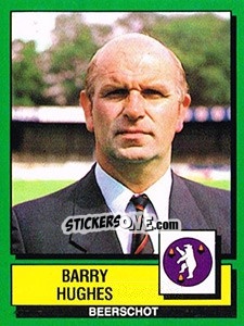 Sticker Barry Hughes - Football Belgium 1988-1989 n. 42 - Panini