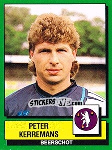 Sticker Peter Kerremans - Football Belgium 1988-1989 n. 43 - Panini