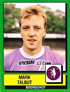 Figurina Mark Talbut - Football Belgium 1988-1989 - Panini