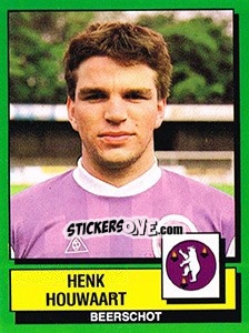 Figurina Henk Houwaart - Football Belgium 1988-1989 - Panini