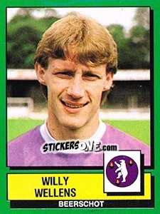 Cromo Willy Wellens - Football Belgium 1988-1989 - Panini