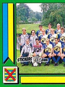 Sticker Equipe/Elftal - Football Belgium 1988-1989 - Panini