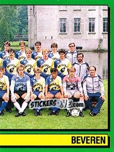 Sticker Equipe/Elftal - Football Belgium 1988-1989 n. 59 - Panini