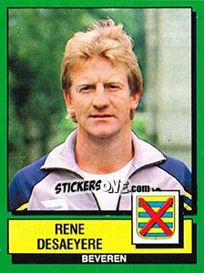 Sticker Rene Desaeyere - Football Belgium 1988-1989 n. 60 - Panini