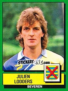 Sticker Julien Lodders - Football Belgium 1988-1989 - Panini