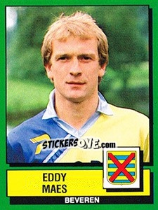 Sticker Eddy Maes - Football Belgium 1988-1989 n. 65 - Panini