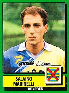 Sticker Salvino Marinelli - Football Belgium 1988-1989 n. 68 - Panini