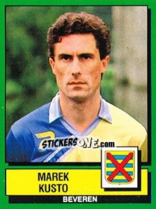 Sticker Marek Kusto - Football Belgium 1988-1989 - Panini
