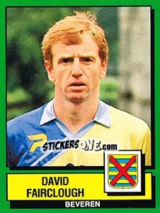 Cromo David Fairclough - Football Belgium 1988-1989 - Panini