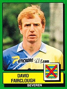 Sticker David Fairclough - Football Belgium 1988-1989 n. 72 - Panini
