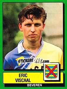 Sticker Eric Viscaal - Football Belgium 1988-1989 n. 73 - Panini
