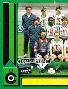 Sticker Equipe/Elftal - Football Belgium 1988-1989 - Panini