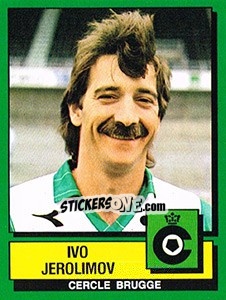Figurina Ivo Jerolimov - Football Belgium 1988-1989 - Panini