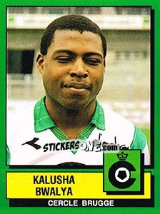 Figurina Kalusha Bwalya - Football Belgium 1988-1989 - Panini