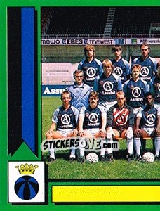 Sticker Equipe/Elftal - Football Belgium 1988-1989 n. 94 - Panini
