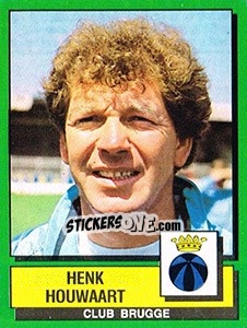 Sticker Henk Houwaart - Football Belgium 1988-1989 - Panini