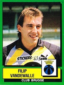 Figurina Filip Vandewalle - Football Belgium 1988-1989 - Panini