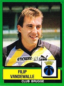 Figurina Filip Vandewalle - Football Belgium 1988-1989 n. 97 - Panini