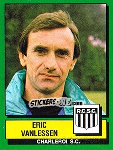 Sticker Eric Vanlessen - Football Belgium 1988-1989 - Panini