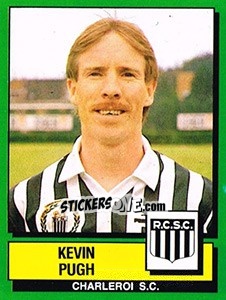 Cromo Kevin Pugh - Football Belgium 1988-1989 - Panini