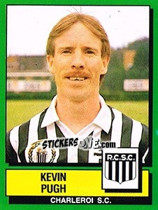 Cromo Kevin Pugh - Football Belgium 1988-1989 n. 121 - Panini
