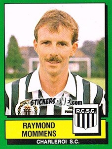 Sticker Raymond Mommens - Football Belgium 1988-1989 n. 122 - Panini
