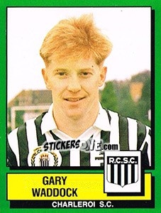 Sticker Gary Waddock - Football Belgium 1988-1989 n. 123 - Panini