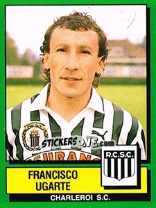 Sticker Francisco Ugarte - Football Belgium 1988-1989 n. 124 - Panini
