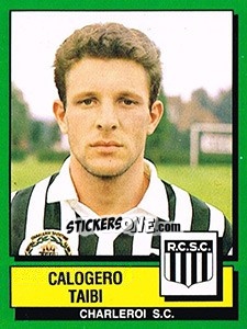 Sticker Calogero Taibi - Football Belgium 1988-1989 n. 128 - Panini