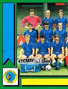 Cromo Equipe/Elftal - Football Belgium 1988-1989 - Panini