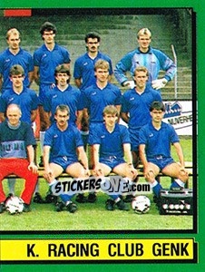 Figurina Equipe/Elftal - Football Belgium 1988-1989 - Panini