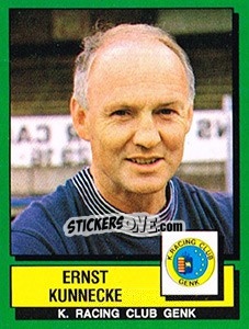 Figurina Ernst Kunnecke - Football Belgium 1988-1989 - Panini